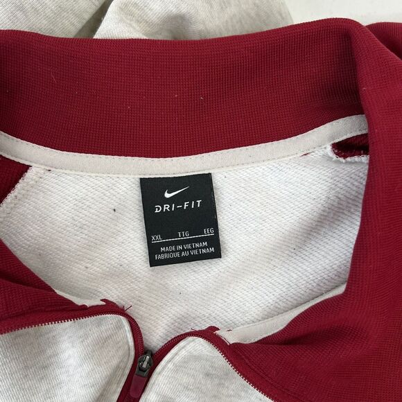 Nike Sz XXL Sweatshirt Dri-Fit 1/4 Zip Color Block Pullover High Low Hem Women’s - Picture 9 of 16
